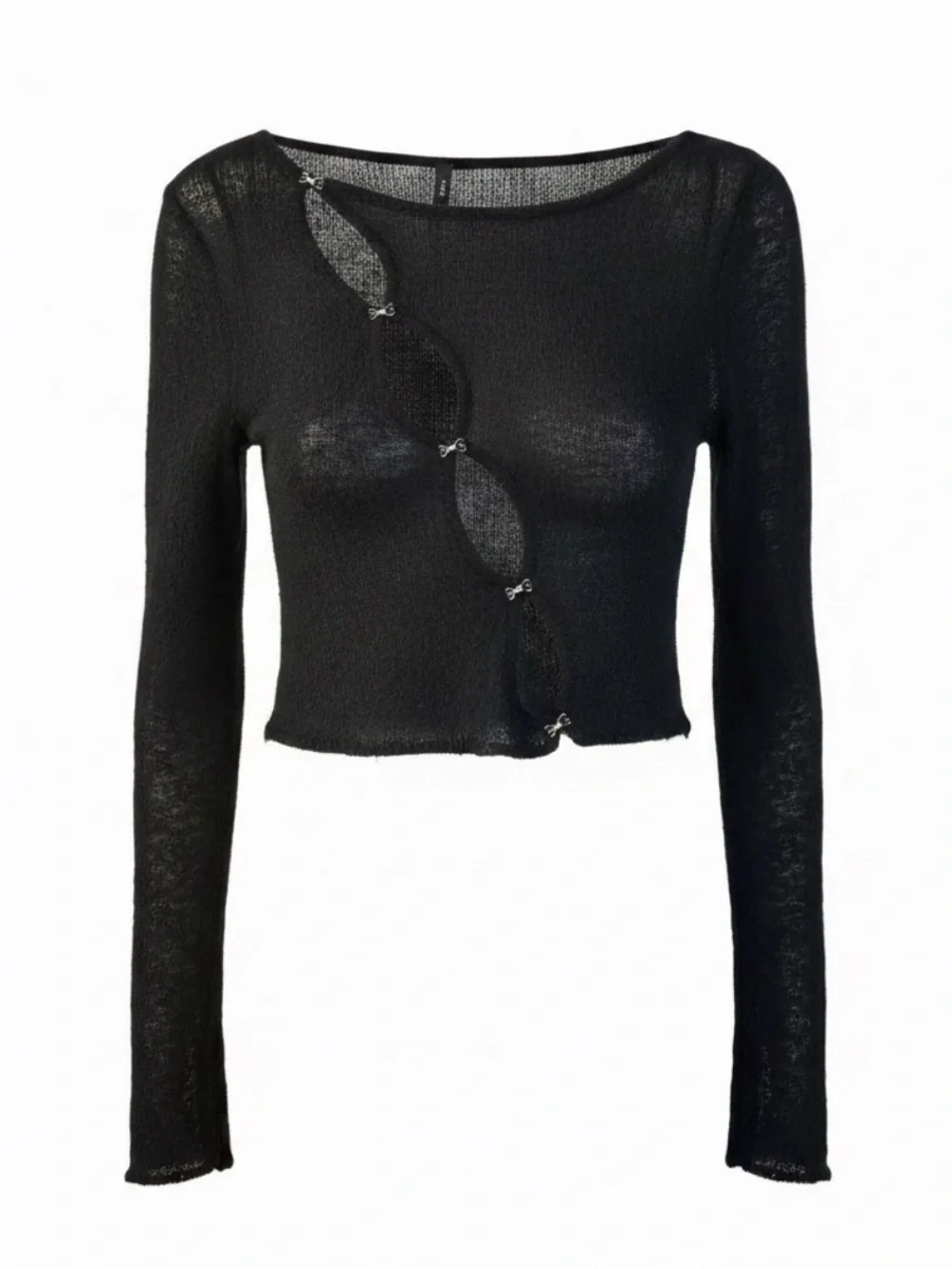 As You Extra Long Sleeve Peek-A-Boo Sweater Size 6